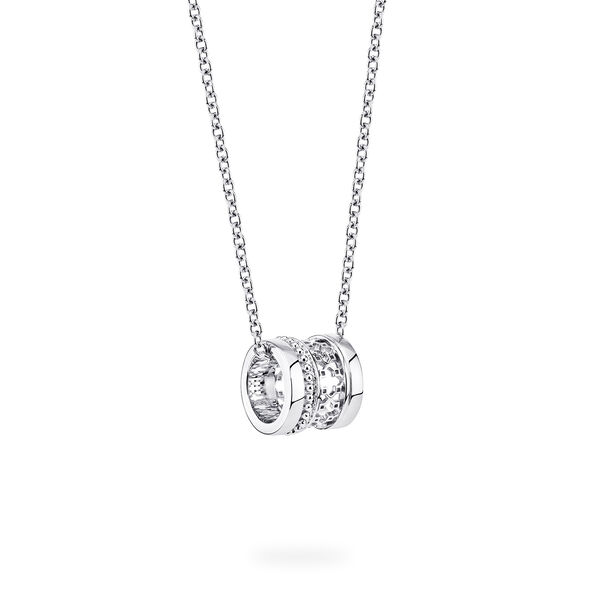 Pendentif barillet en argent sterling